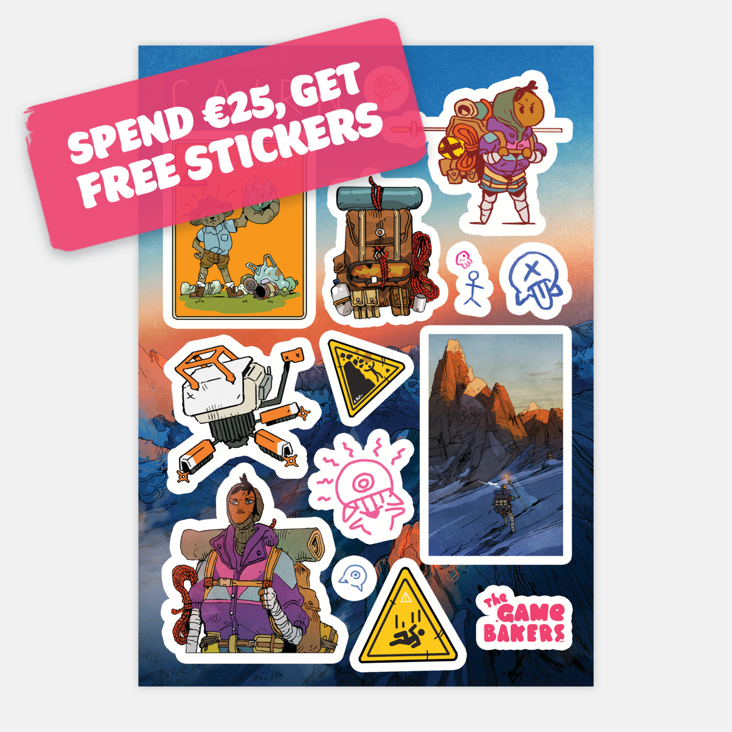 Cairn Sticker Sheet