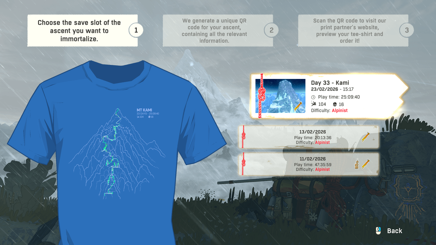 Your Kami Ascent t-shirt