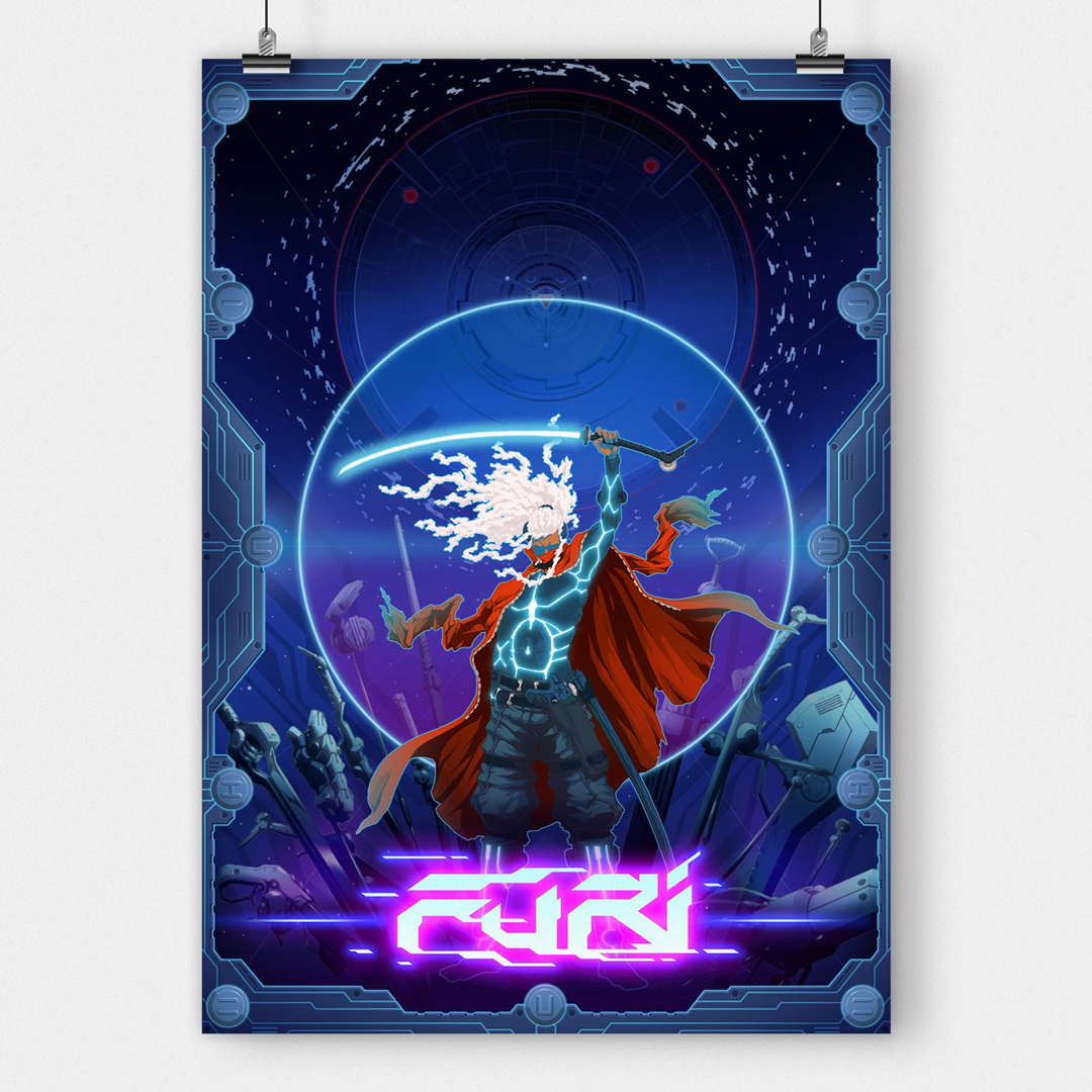 Furi Rider Poster – The Game Bakers Merch Store